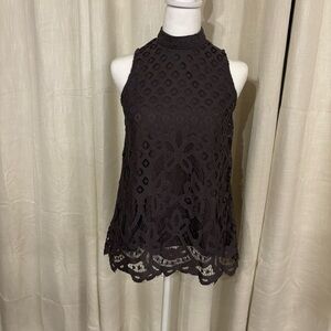 Gray Formal Tank Top